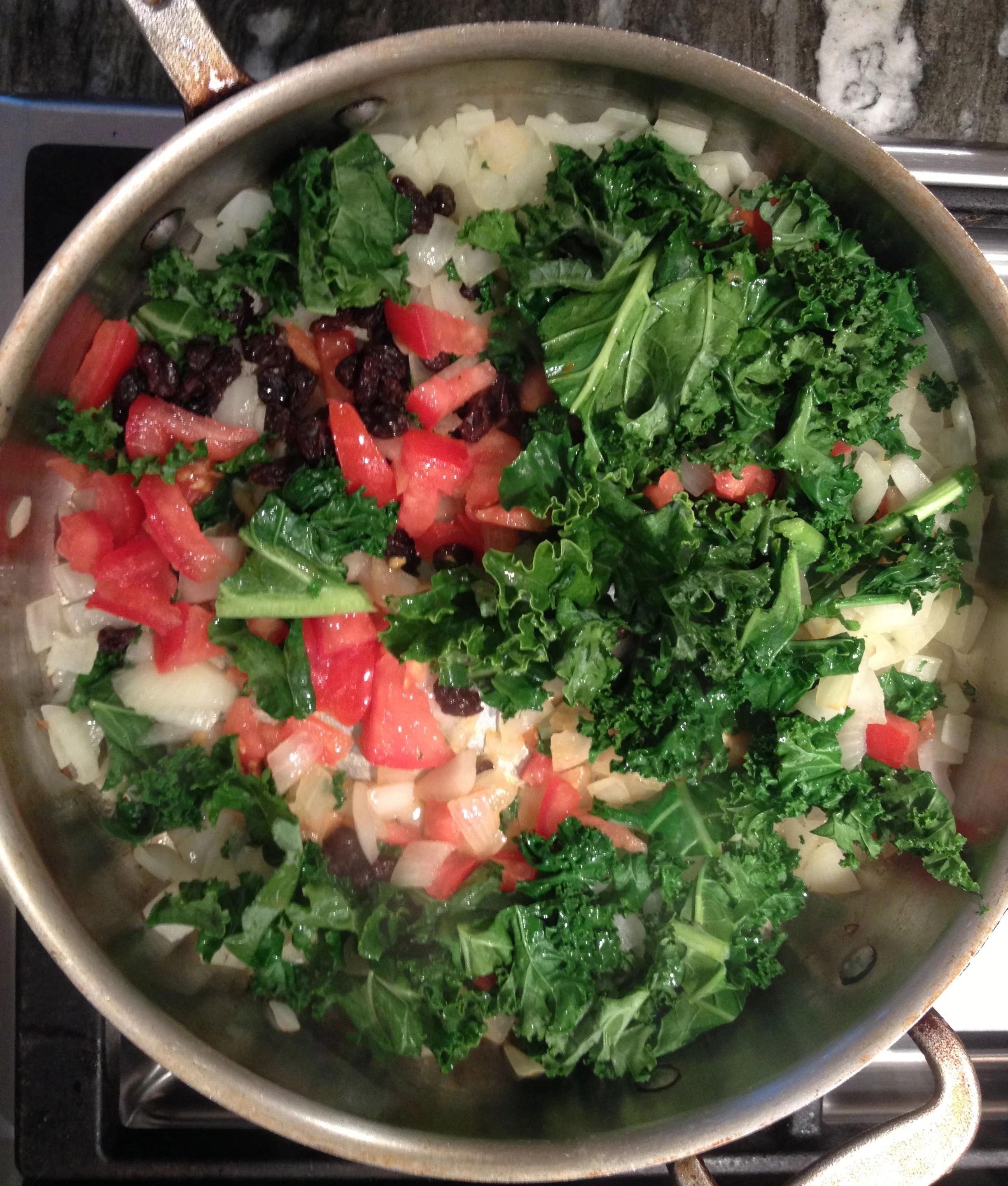 Preparing Lentil-Cashew-Stuffed Peppers from The Detox Prescription , Day 5!