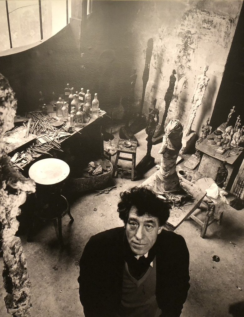 Giacometti in his studio @MFAH