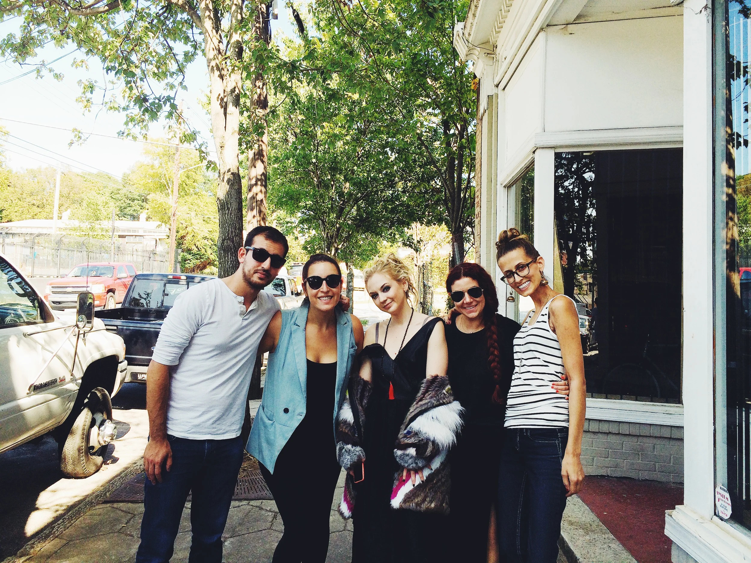  On set with Emily Kinney for  Eidé Magazine .&nbsp; 