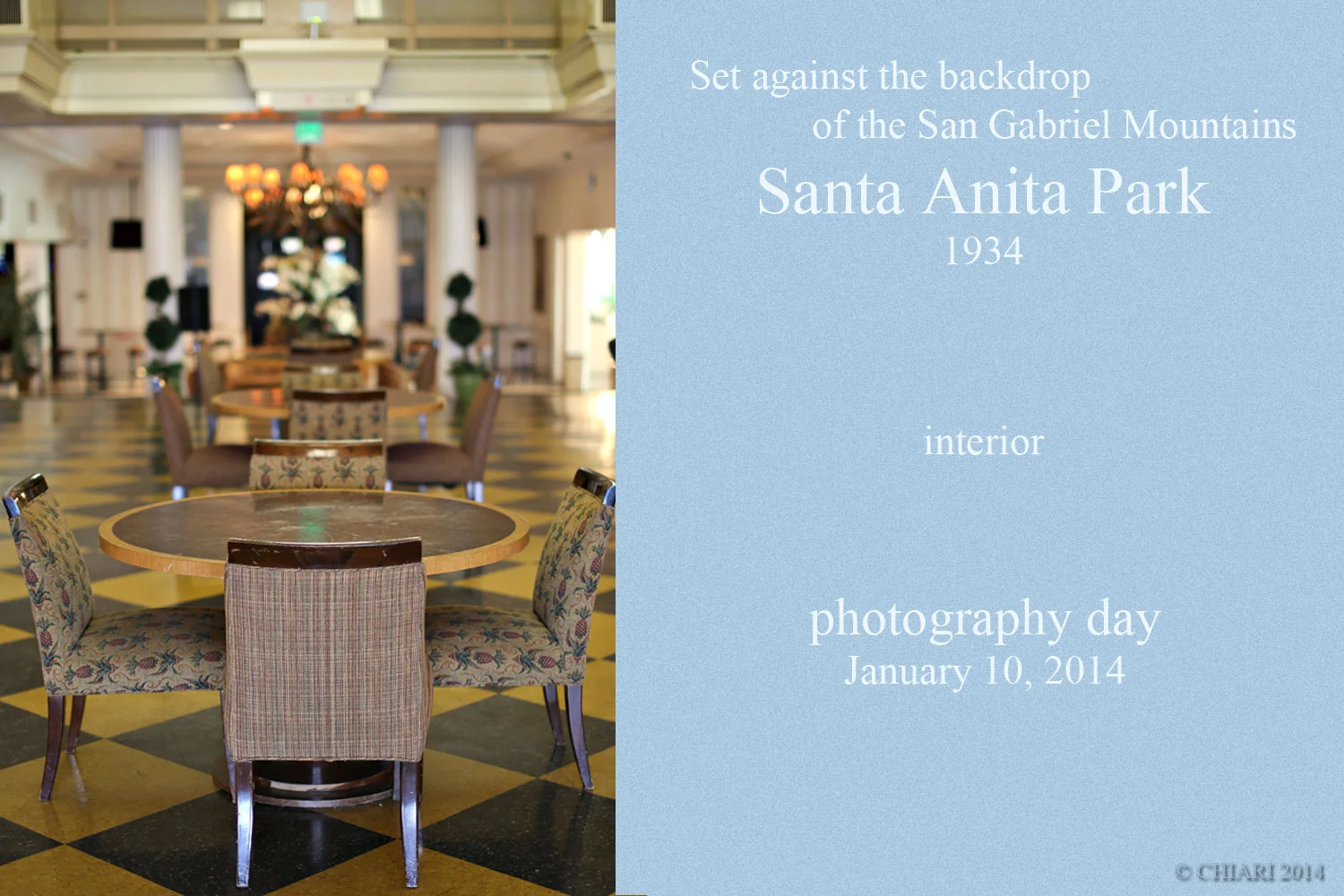 Santa Anita Park January 10, 2014 Photography Day