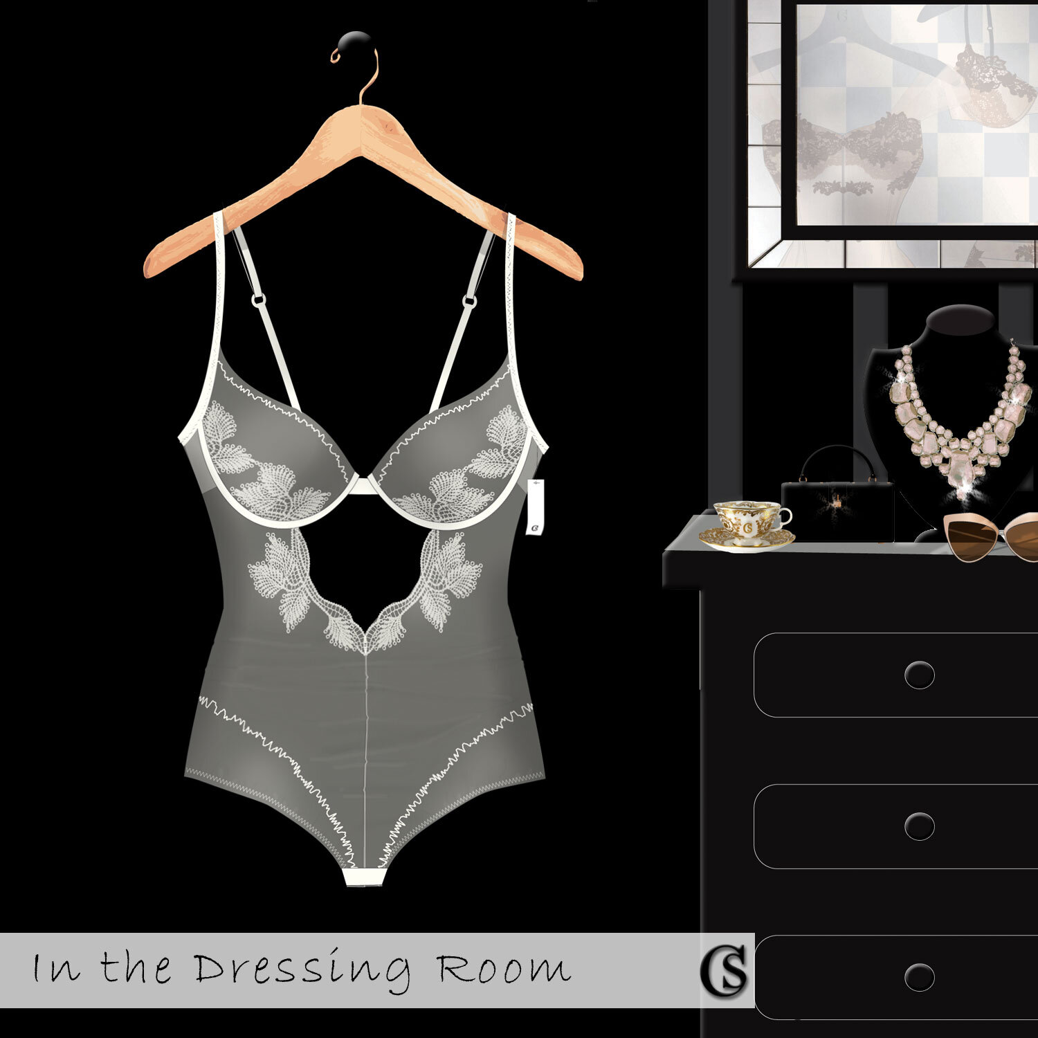 In the Dressing Room Lingerie Intimates: The Bodysuits Me