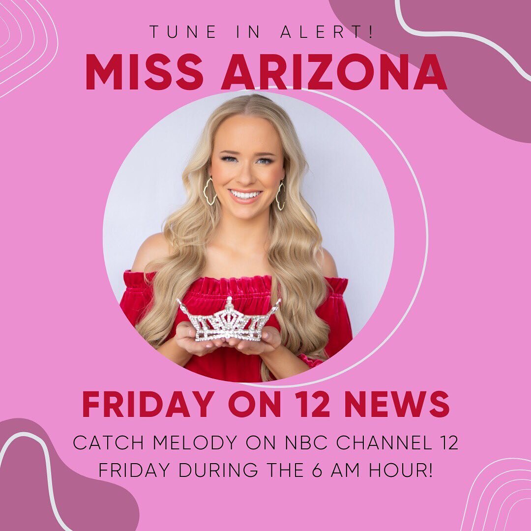 Be sure to tune in to @12newsaz tomorrow to catch the interview with @missamericaaz and @emilyjpritch! 🌵
.
.
#MissArizona #MissAZ2022 #MissAZ #Arizona #12news #Interview