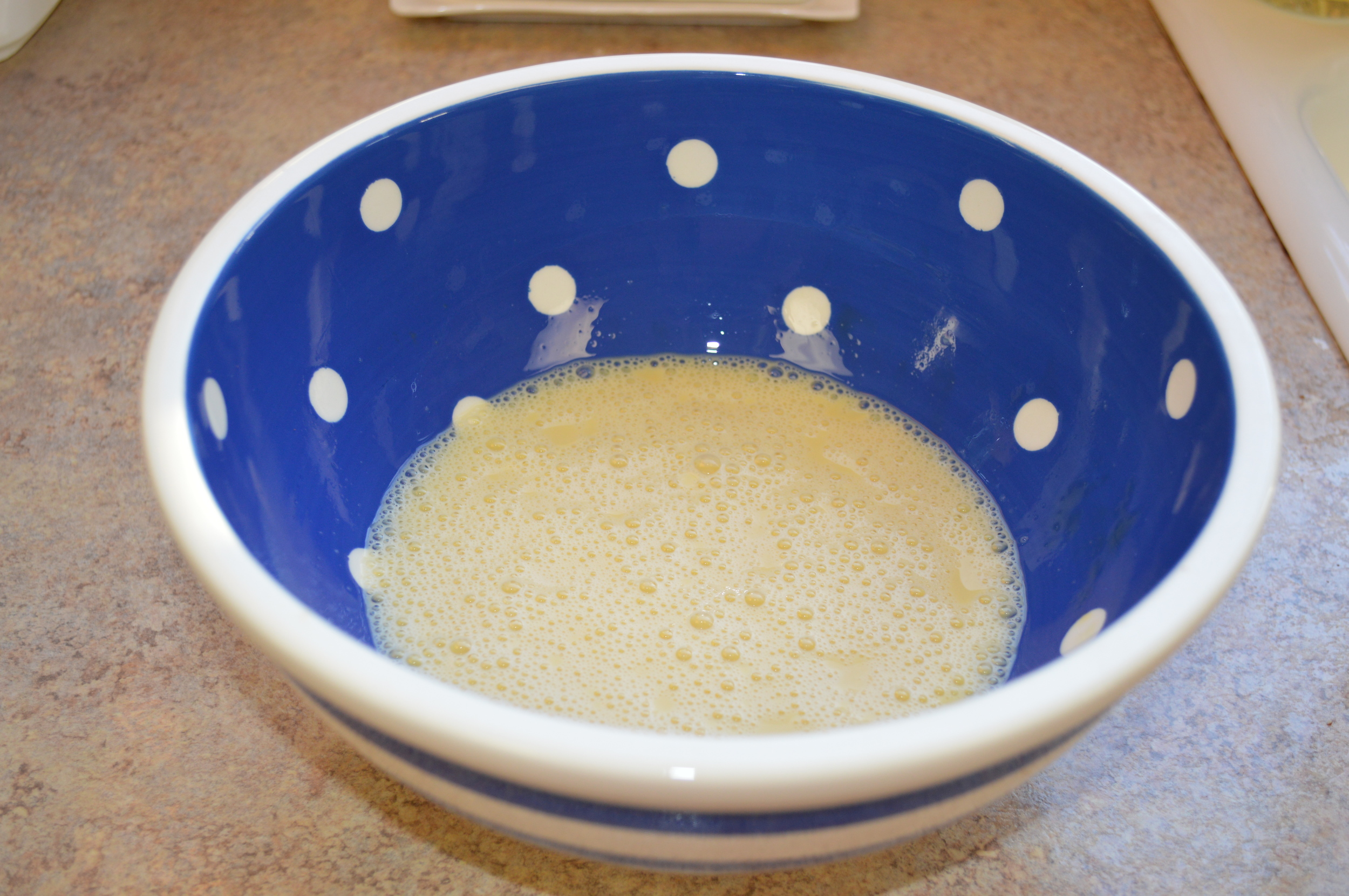 Eggs, Milk, Vanilla, and salt
