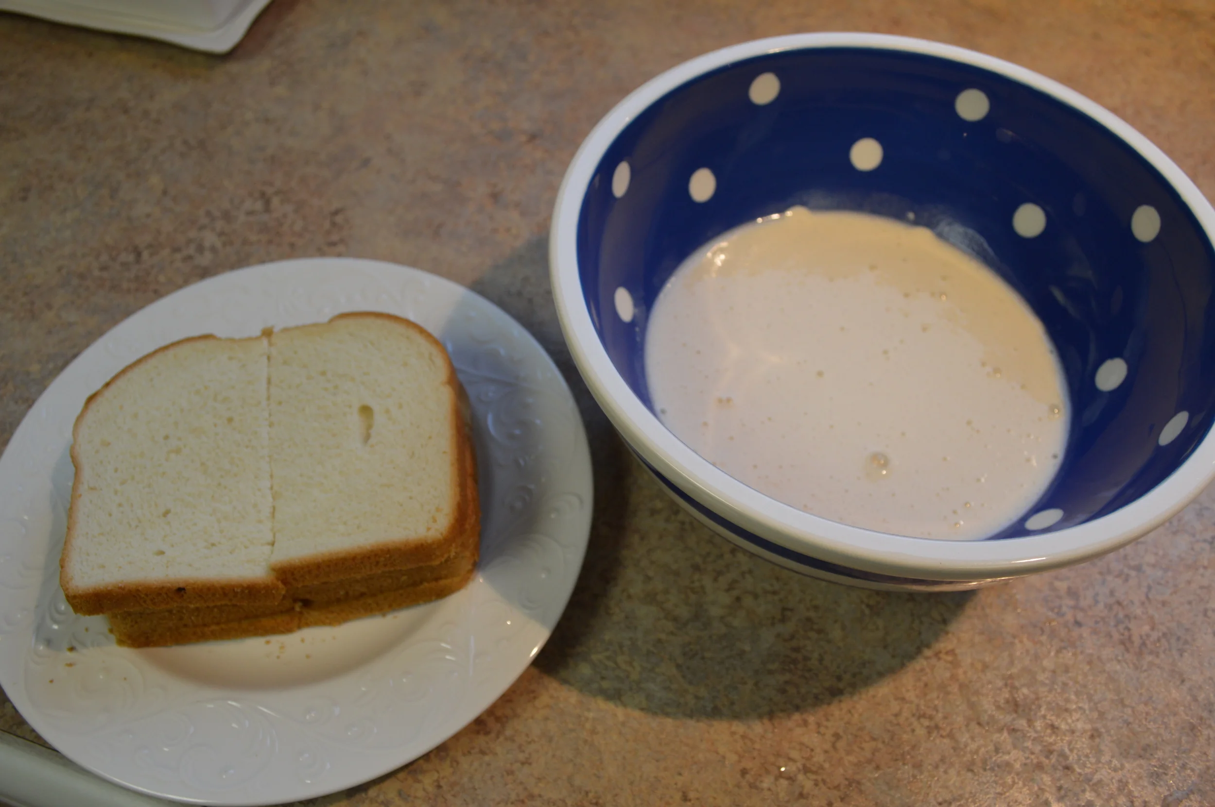 I halved the recipe here...