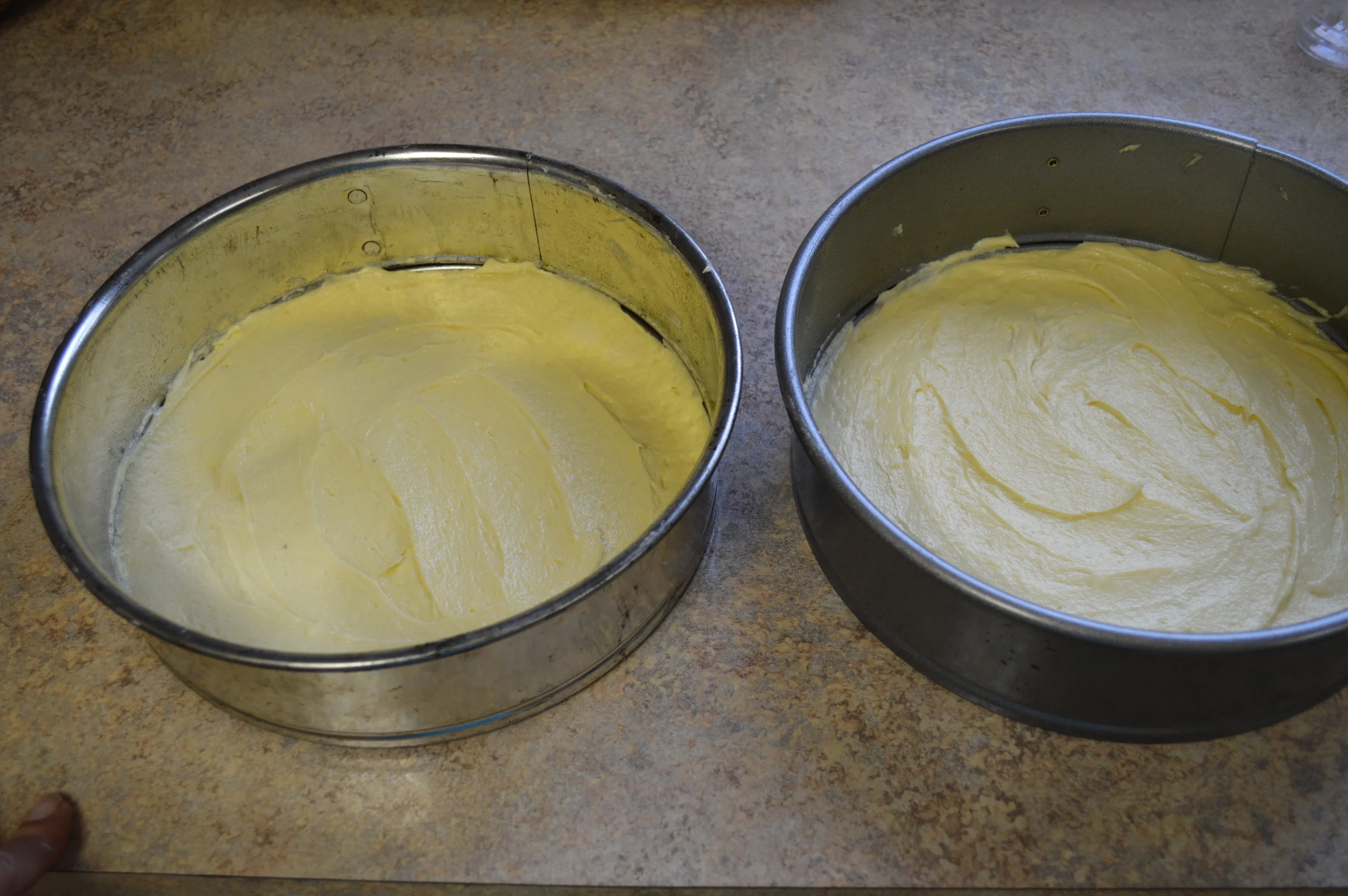 cake batter only, before meringue...