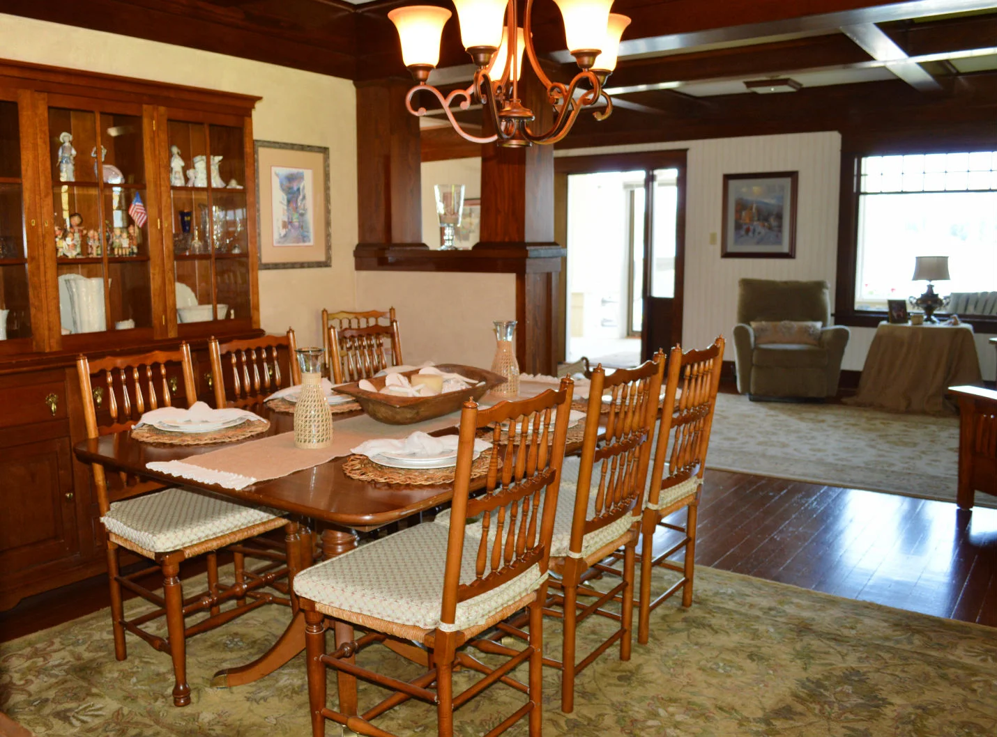 View from dining room into living room...