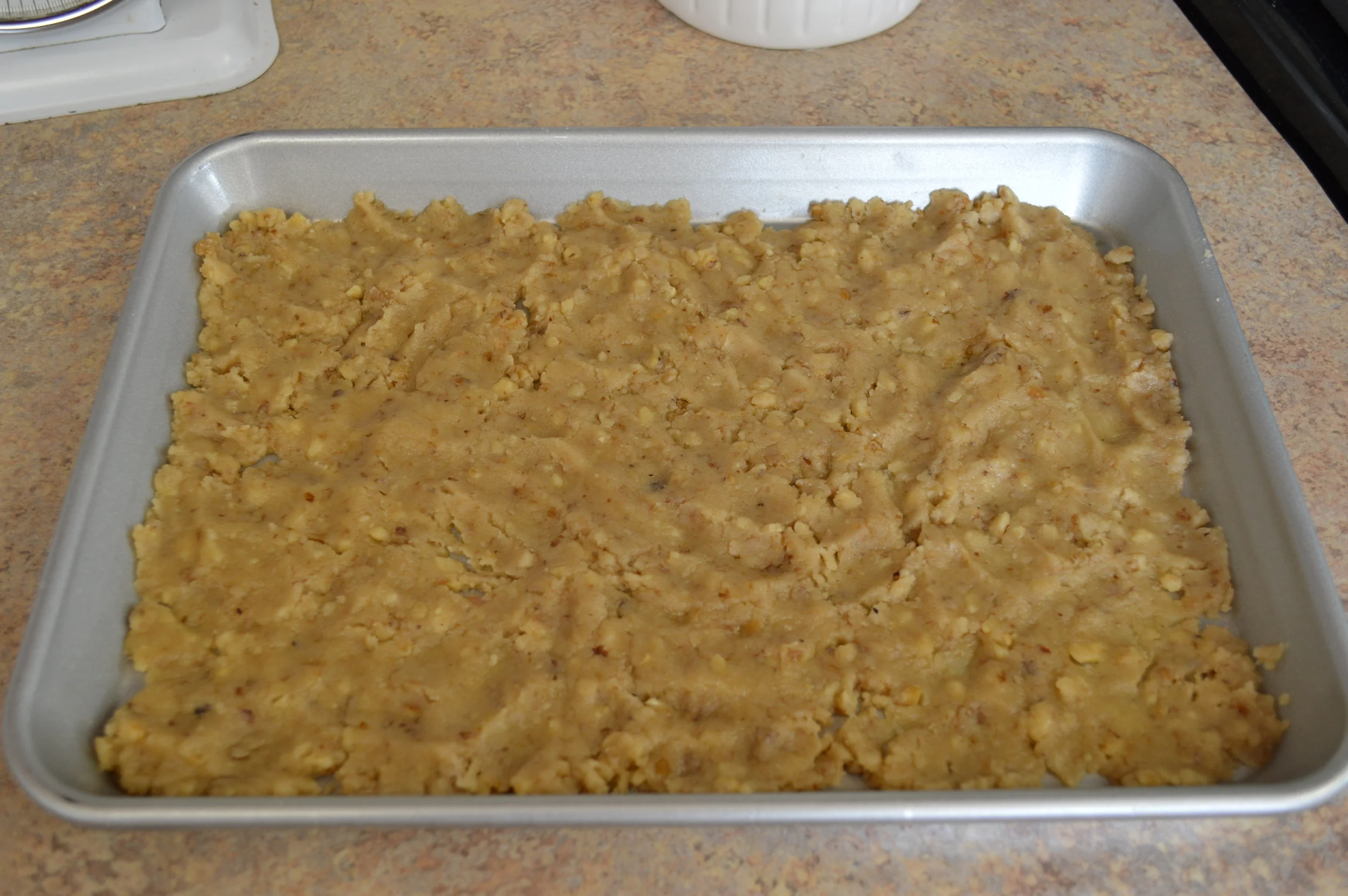Crumb crust ready to bake...