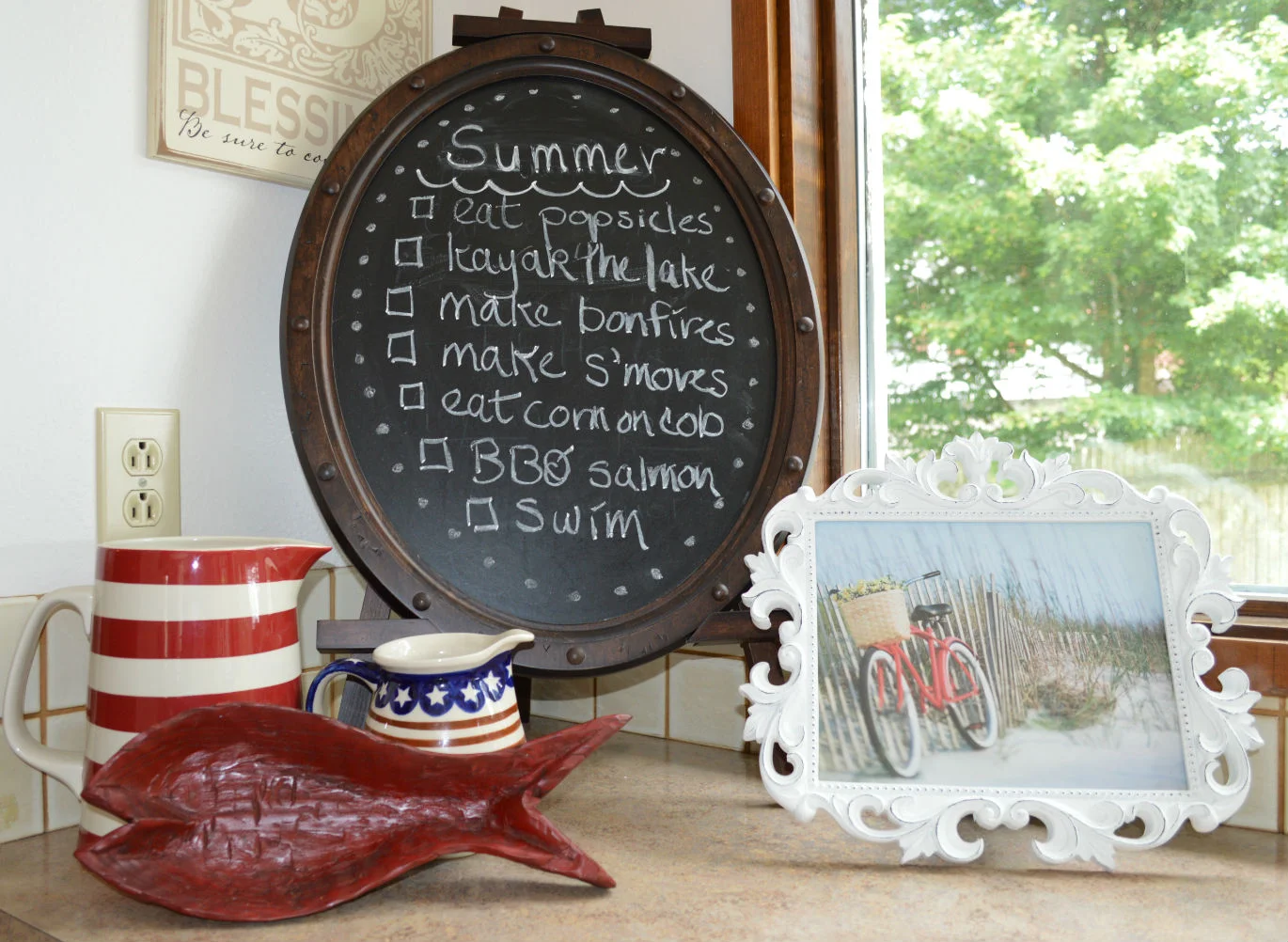 My summer to do list...just realized four of the seven items have to do with food...hmmmm.