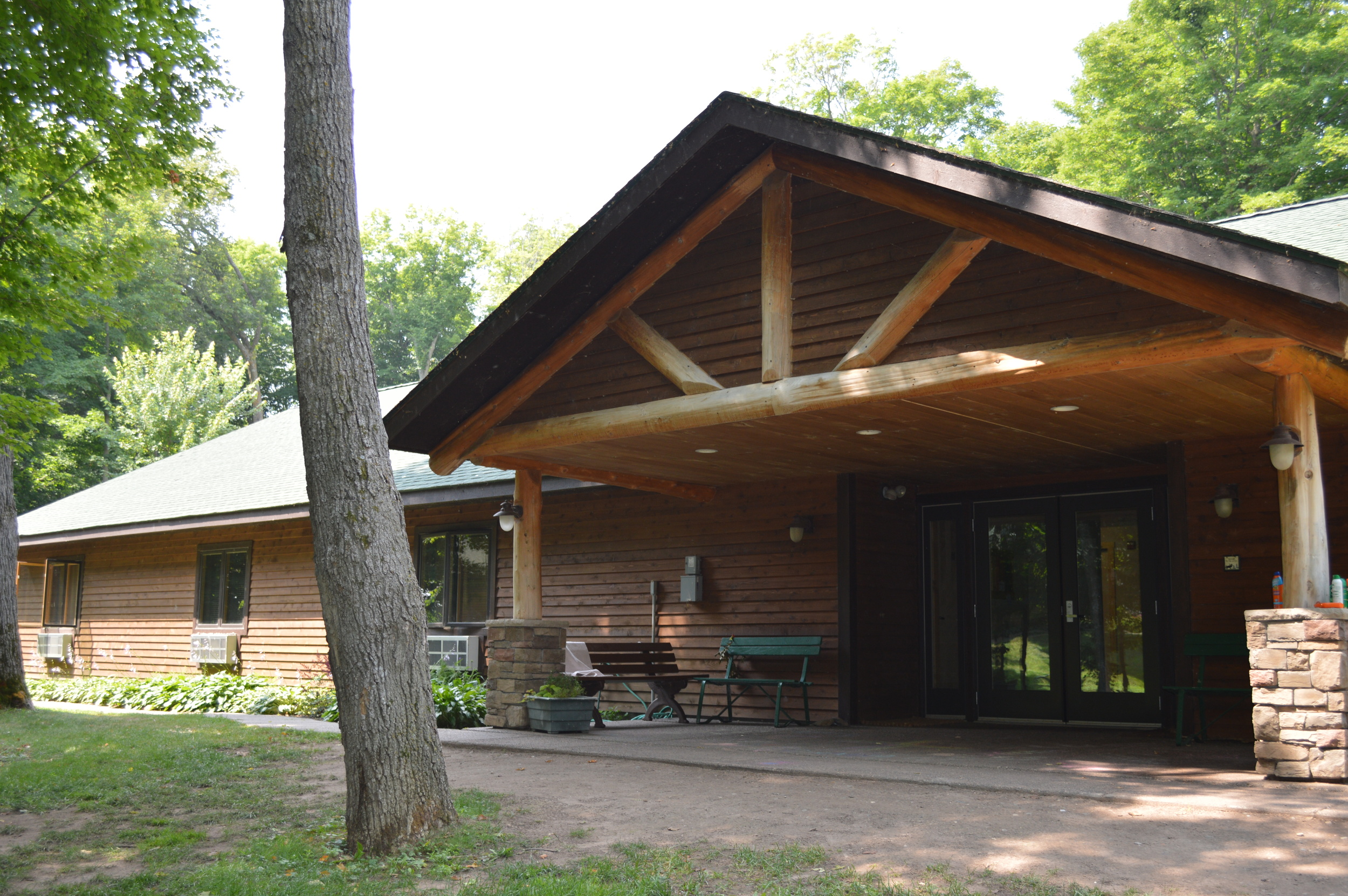 The lodge...