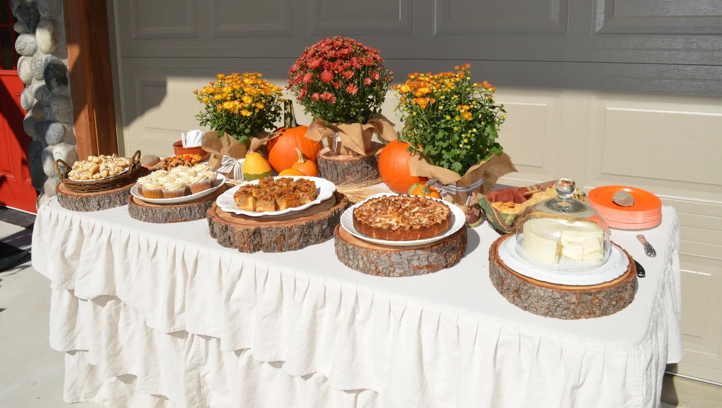 Mostly desserts, with a round of Cougar Gold cheese...