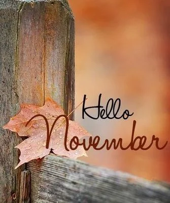 Hello November...