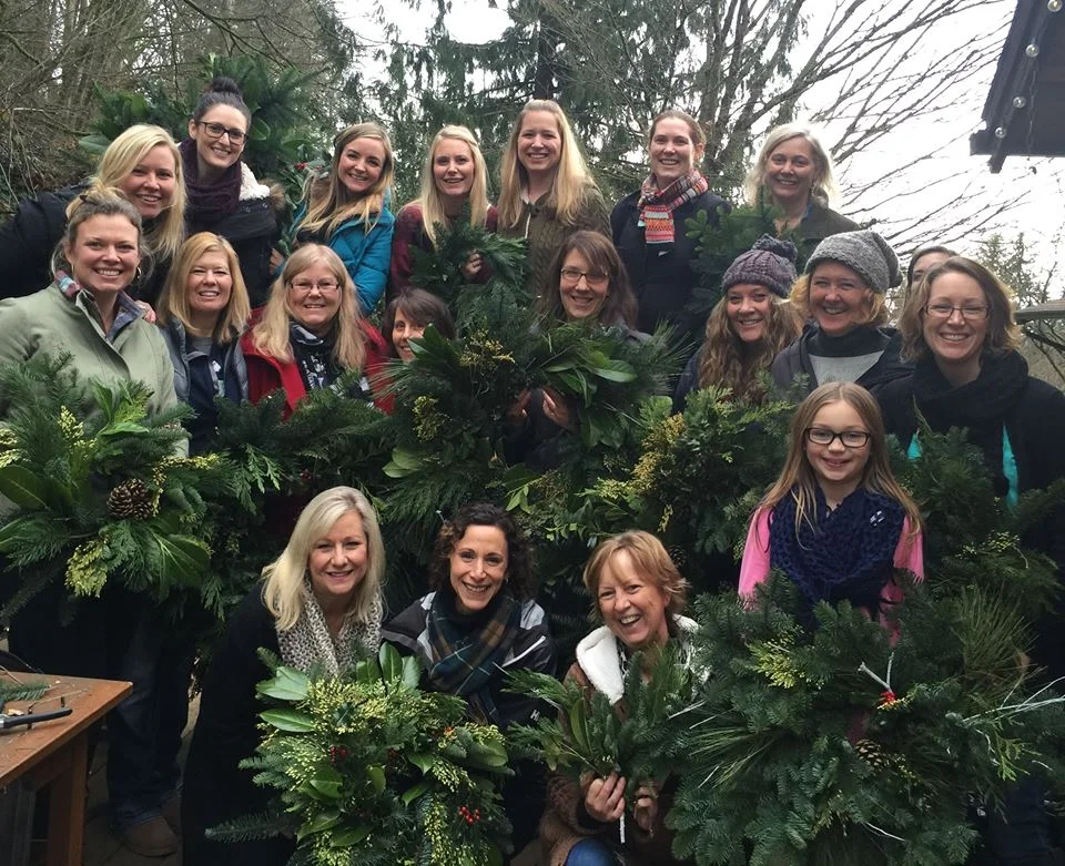 The wreath makers!