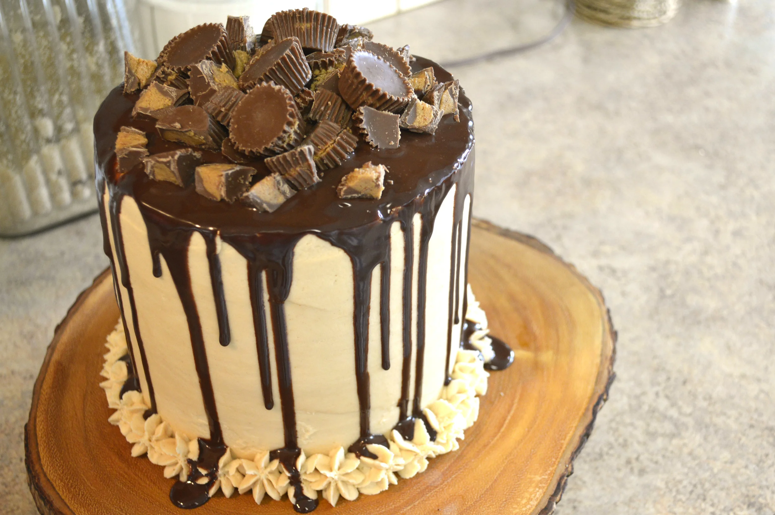 Peanut Butter Cup Chocolate Cake...