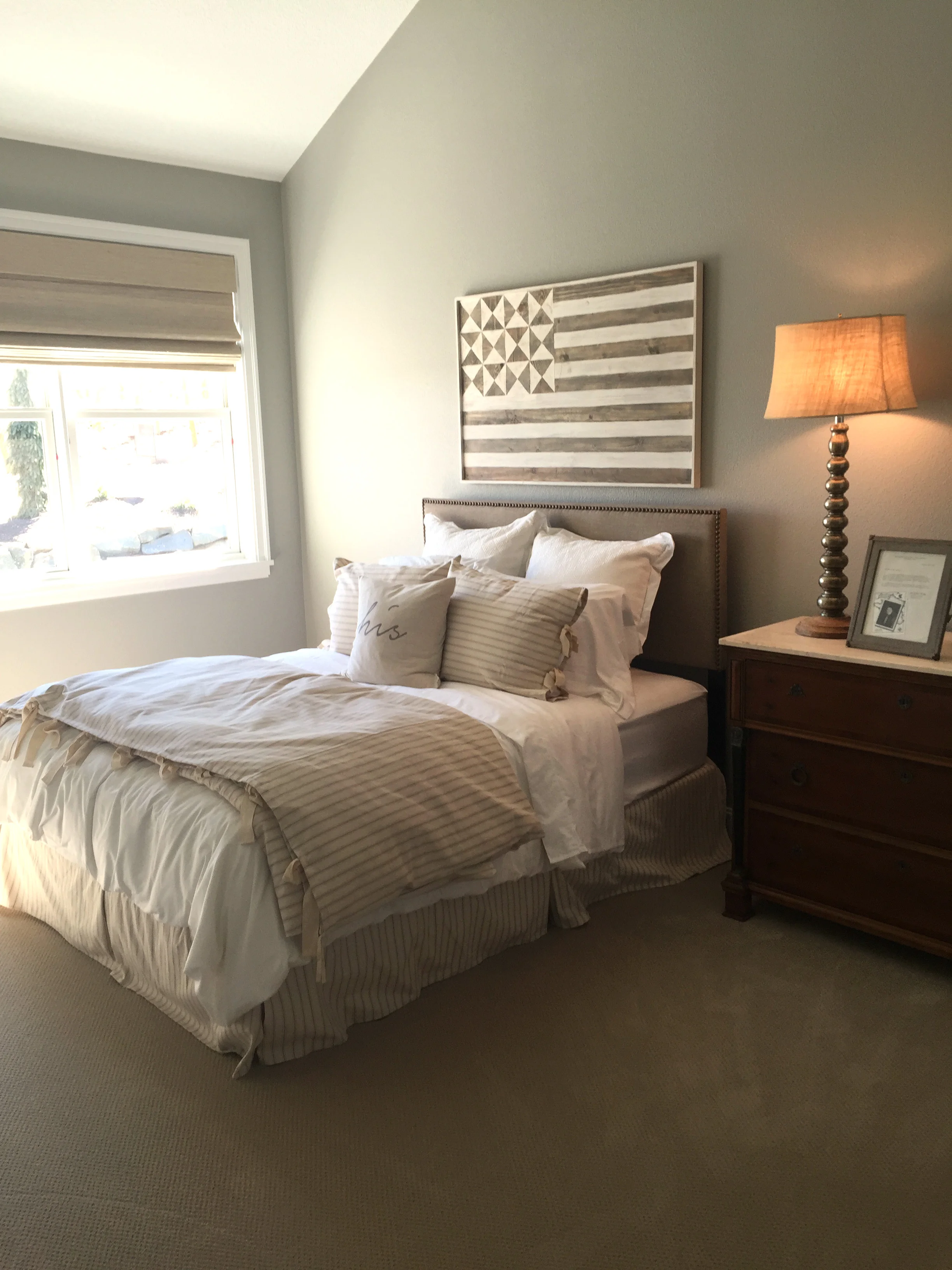 The largest of two bedrooms...