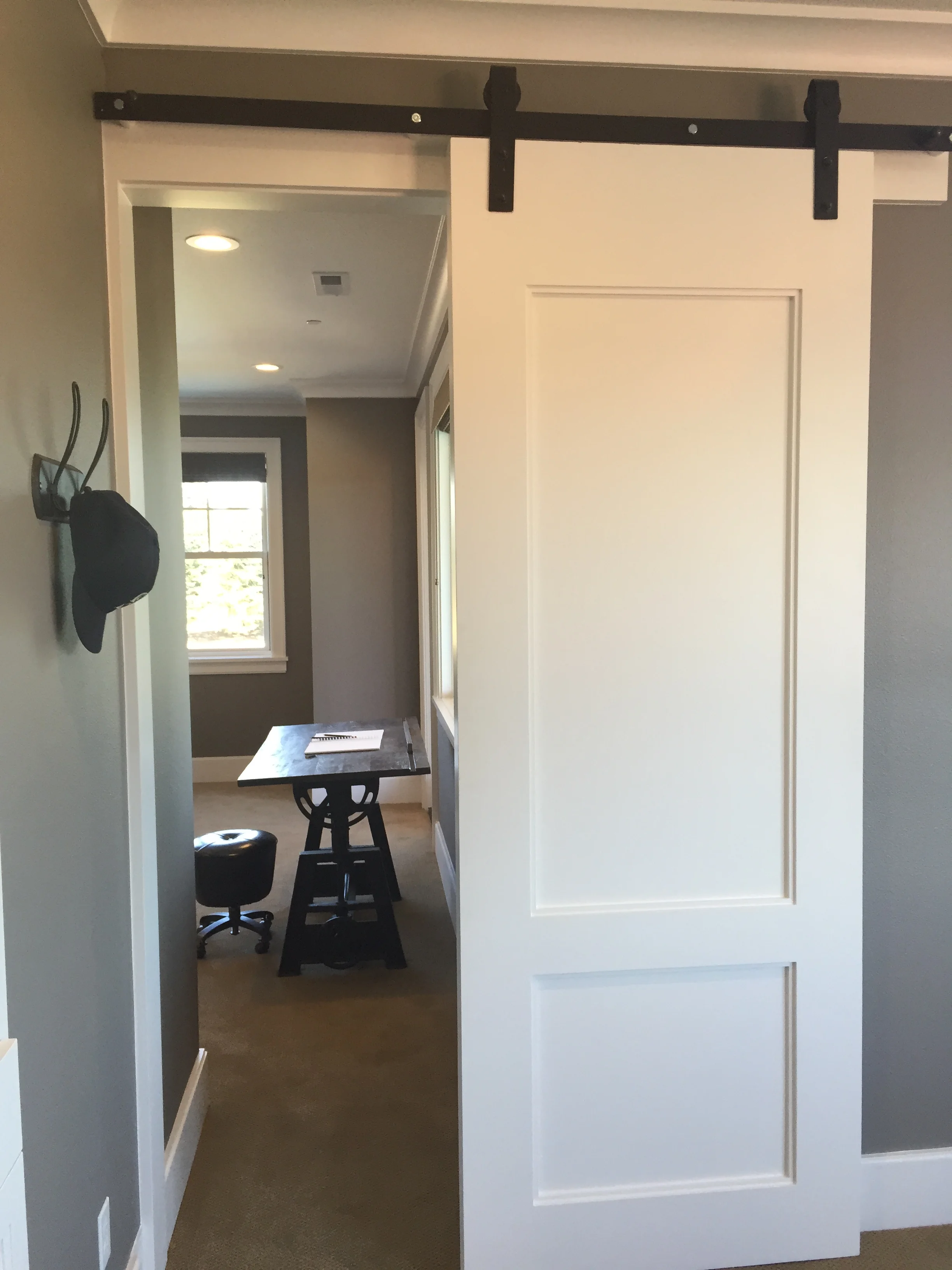Another barn door for the bedroom...
