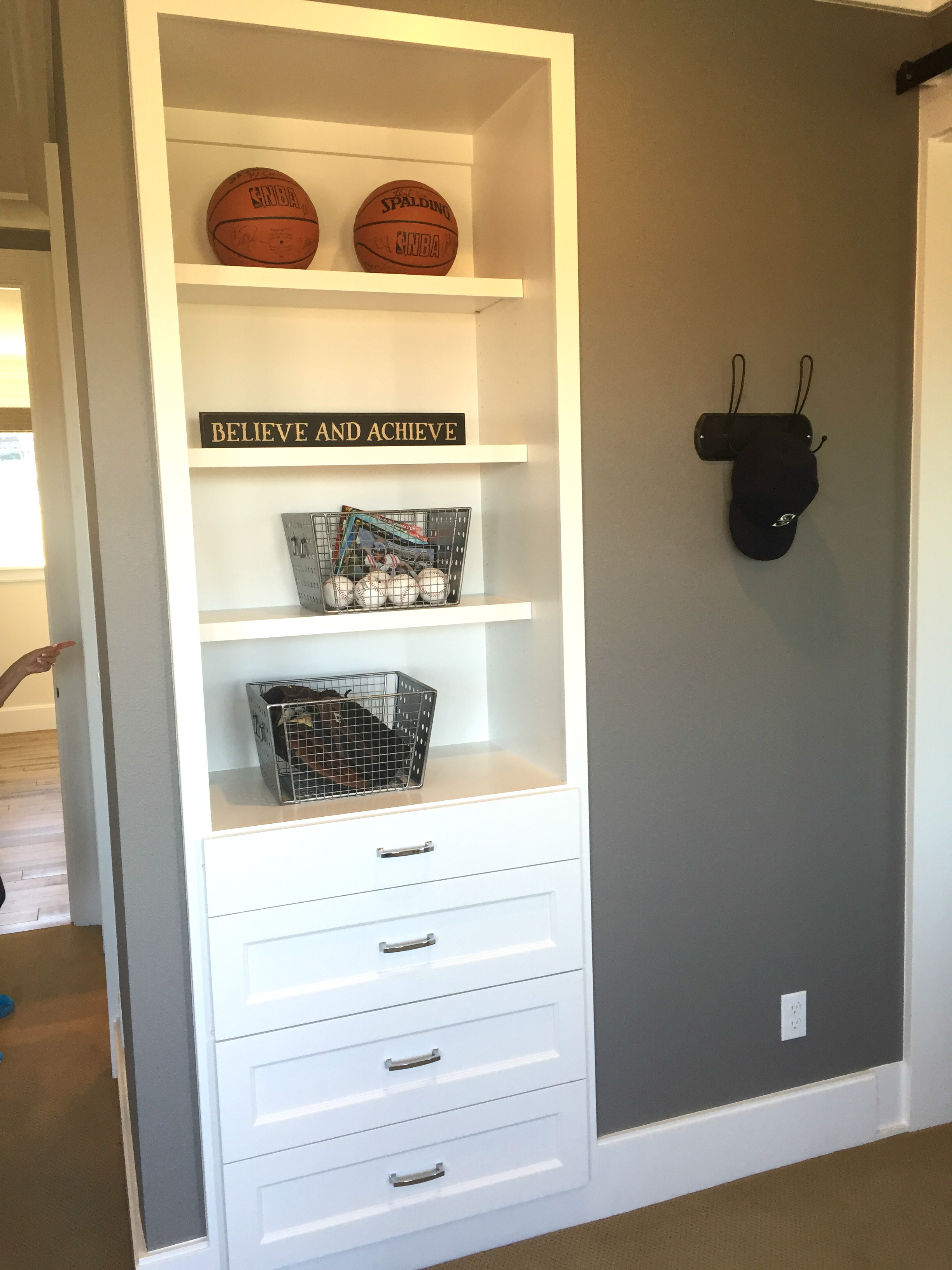 Built in dresser...