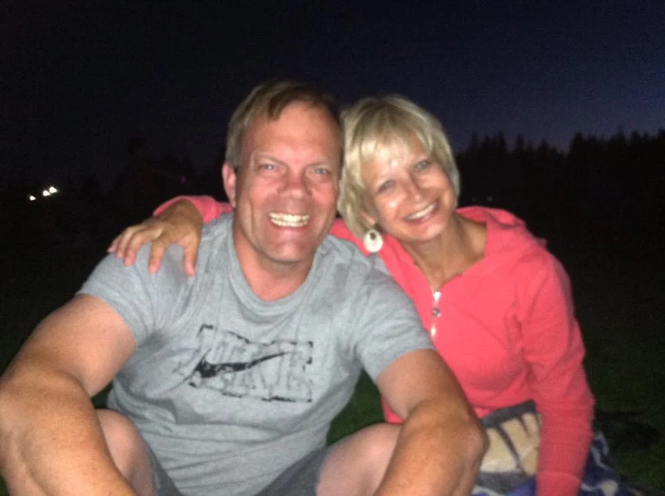 Owen and his wife, Debbie...