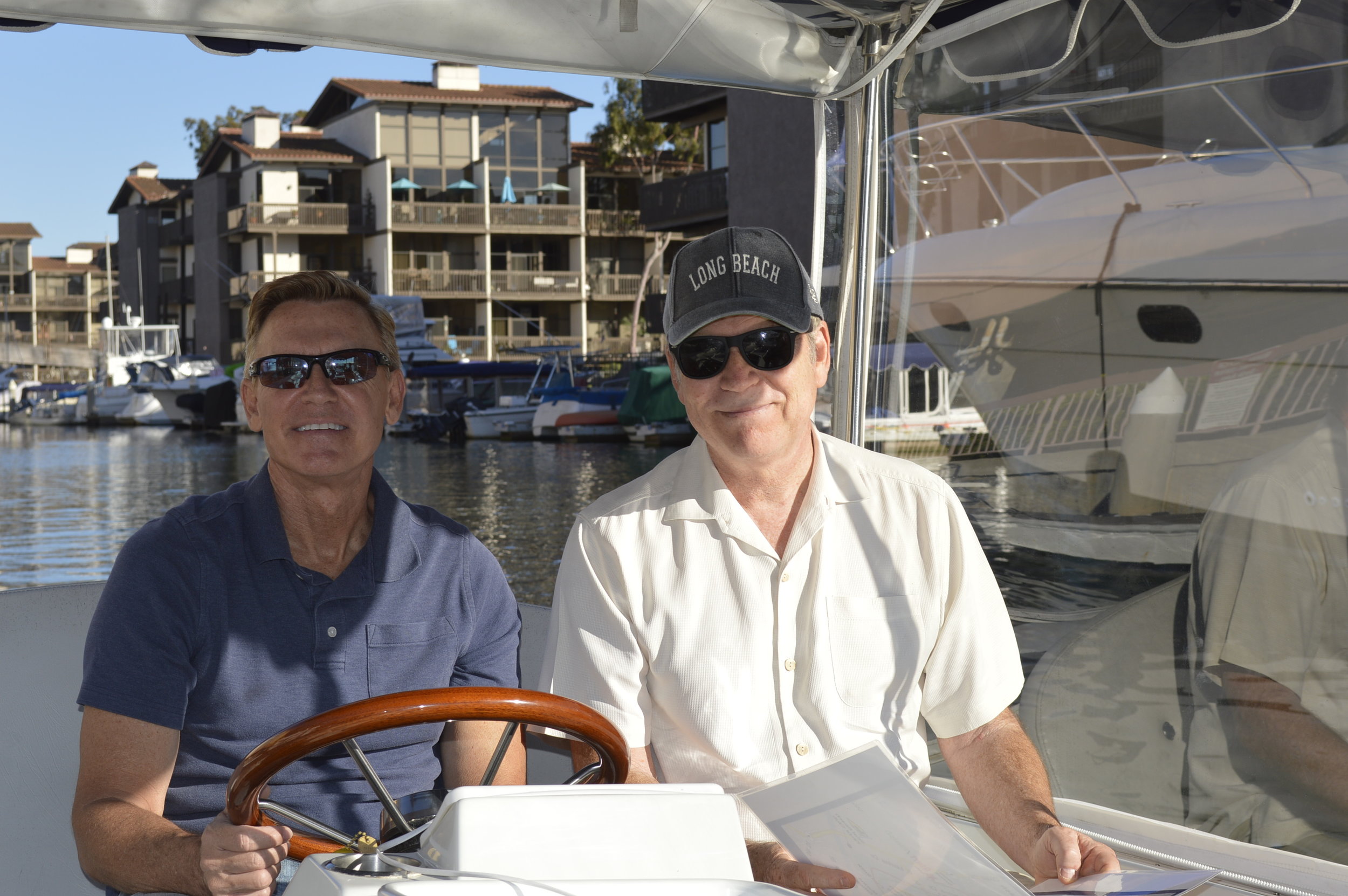 Fearless Captain Todd and our host, Mike...