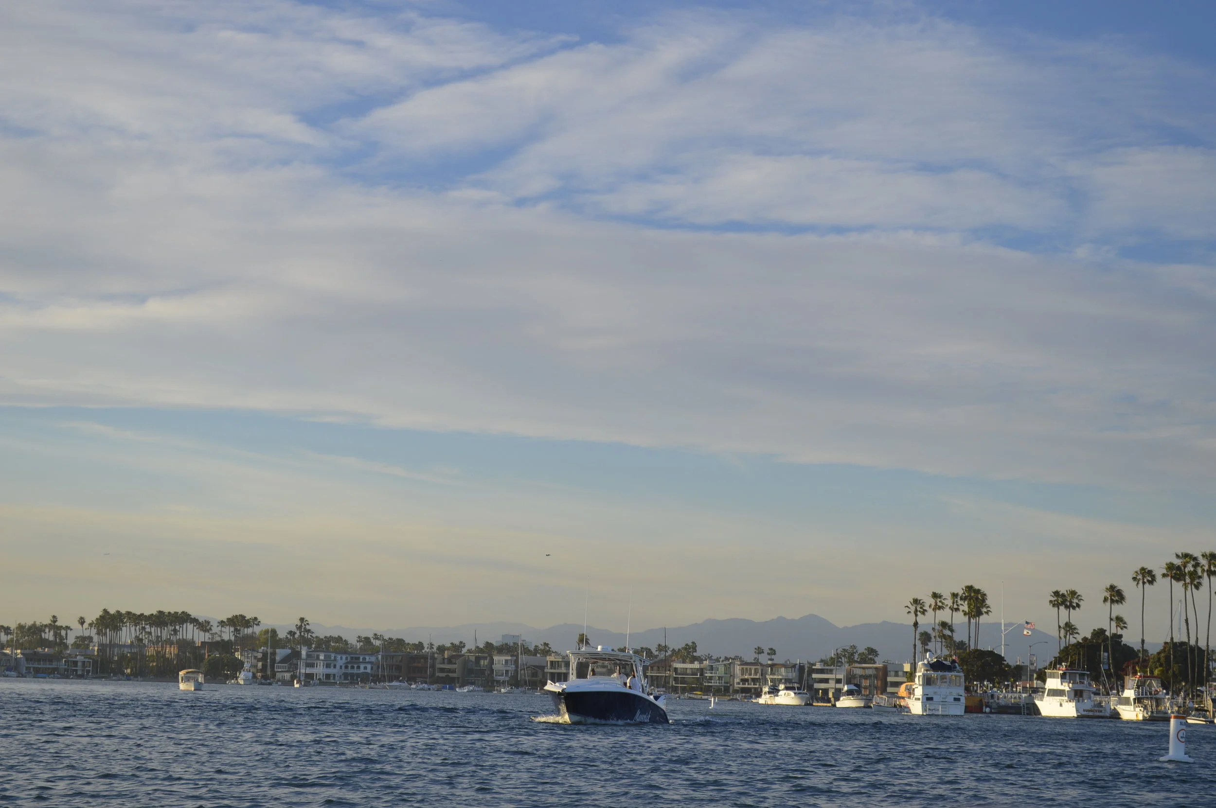 Such a perfect evening for our cruise...