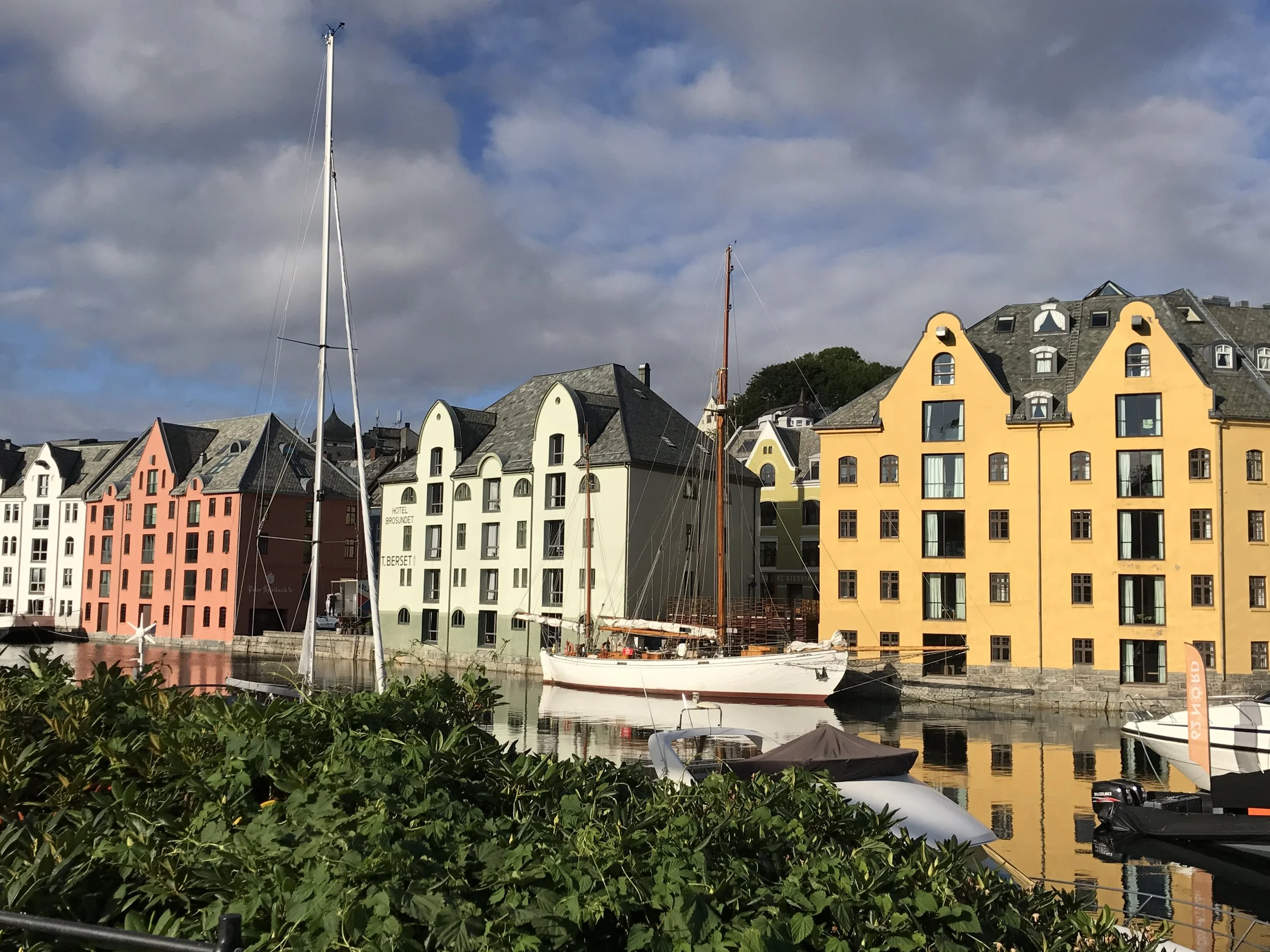 Stopping at Alesund...