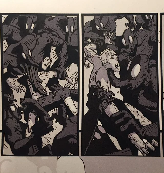 Happy Friday ya freaks. Here are some old comic panels. #happyfriday #art #illustration #comics #drawing