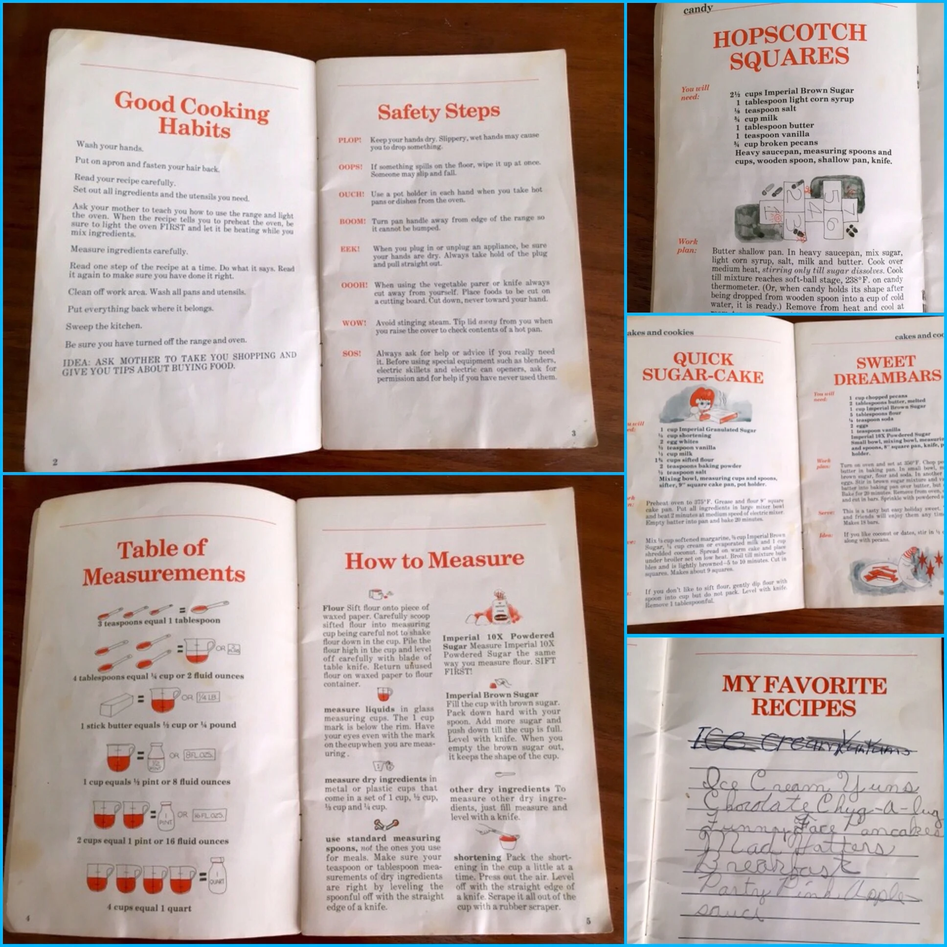 Can you see the stains...it was a loved cookbook