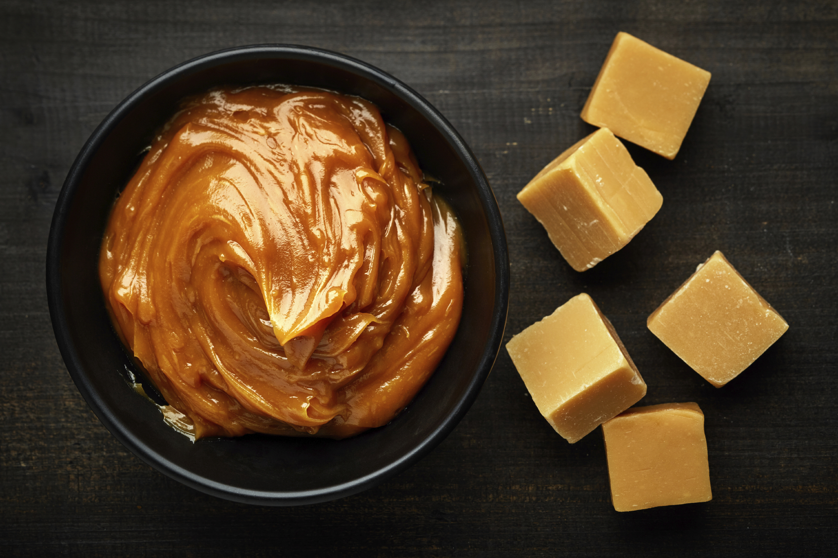 Homemade caramels
