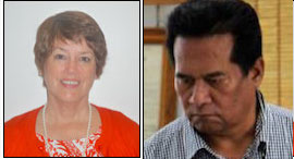 April Dawn Skilling, Secretary of the Department of Justice; Joses Gallen, Assistant Attorney General.