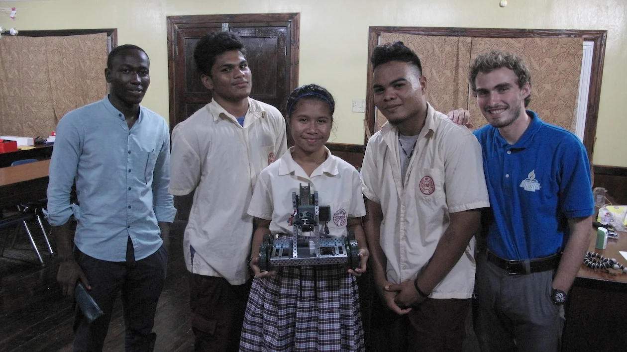 World-class training for Robotics Students in Yap