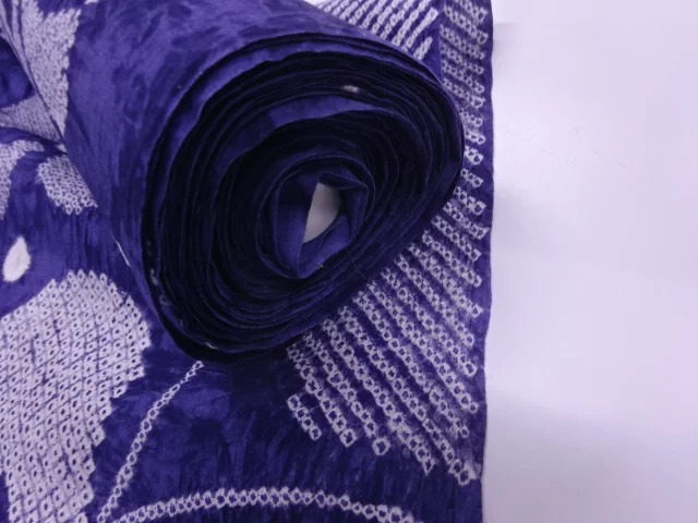 floral F3 @@108cm Japanese vintage kimono silk fabric/smooth weave/ purple base floral F3 @@108cm Japanese vintage kimono silk fabric/smooth weave/ purple base