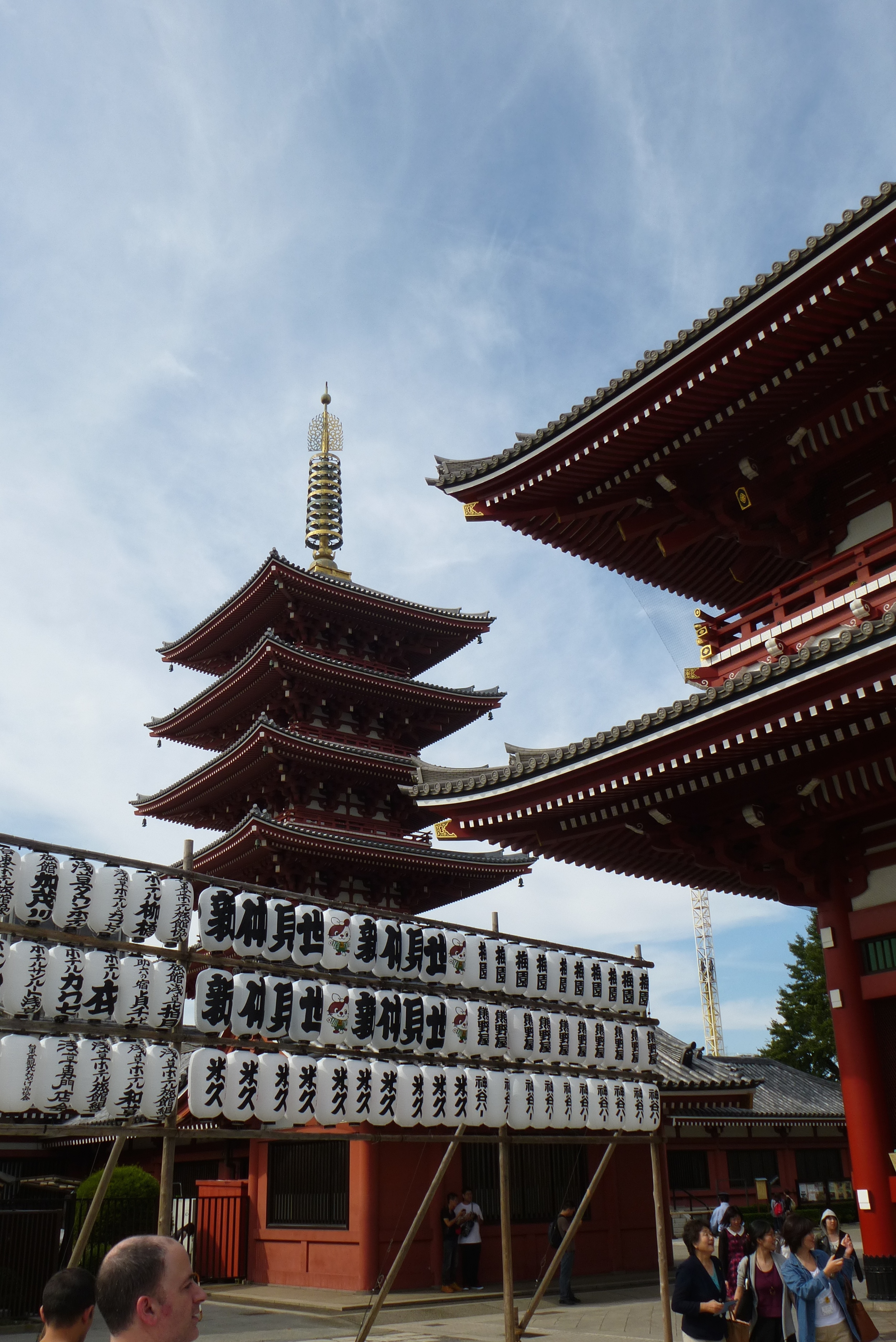 The pagoda at Asakusa