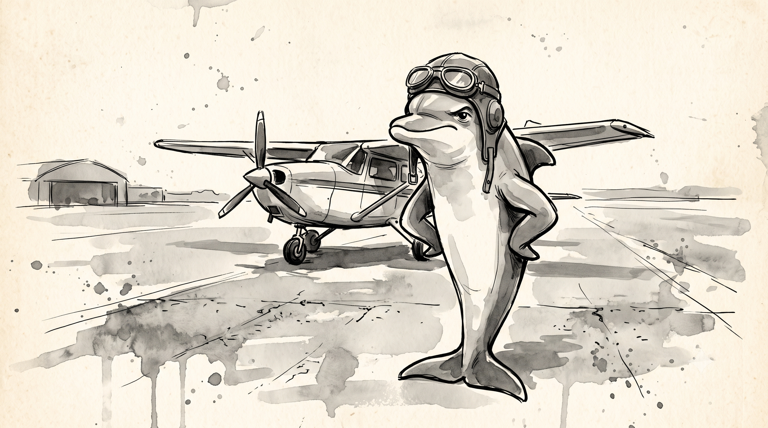 Dolphin flight instructors 
