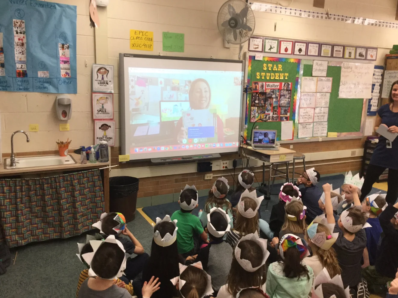 Skype with Downers Grove, Illinois classroom