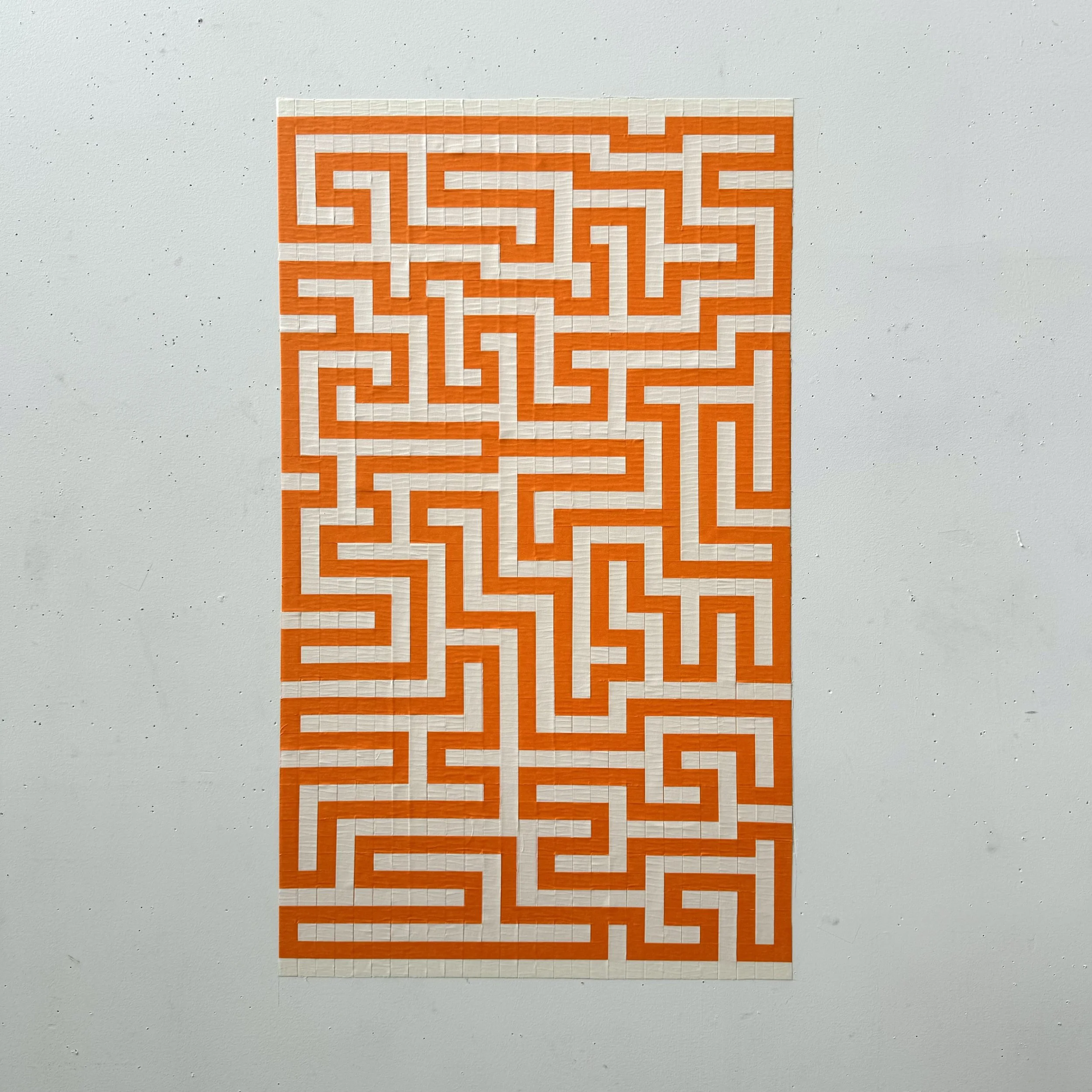 Red Meander (a hommage), 2024