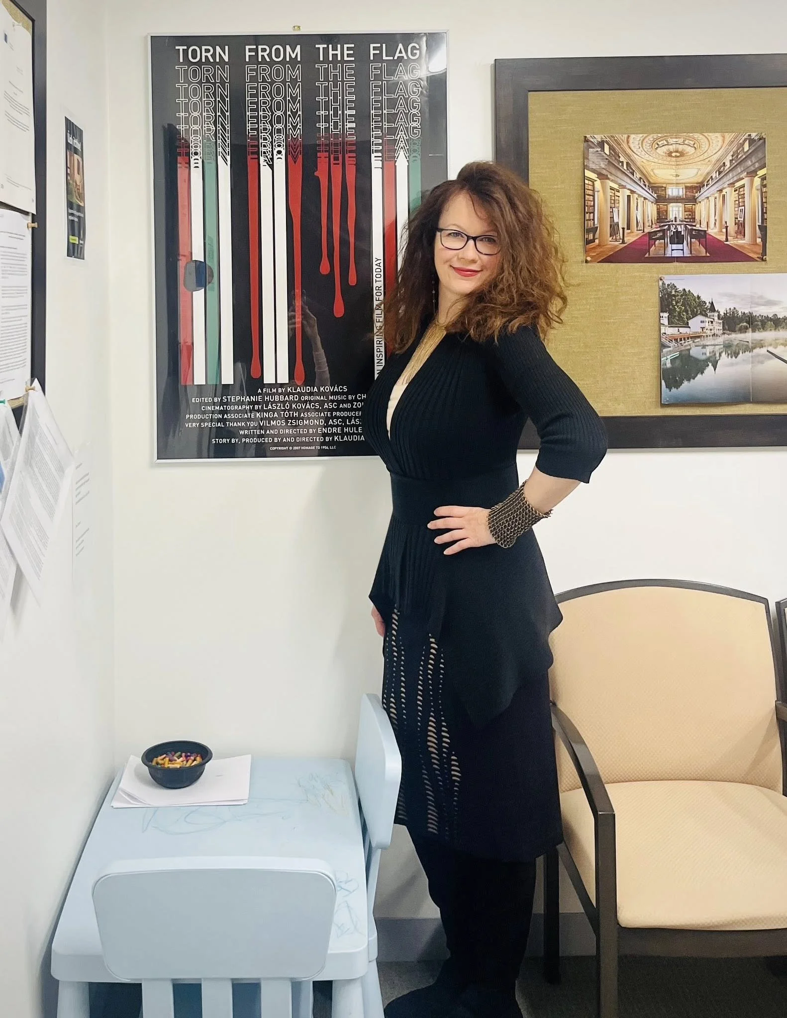 Poster of Director Klaudia Kovacs' Film, TORN FROM THE FLAG, Exhibited at Hungarian Consulate in Los Angeles