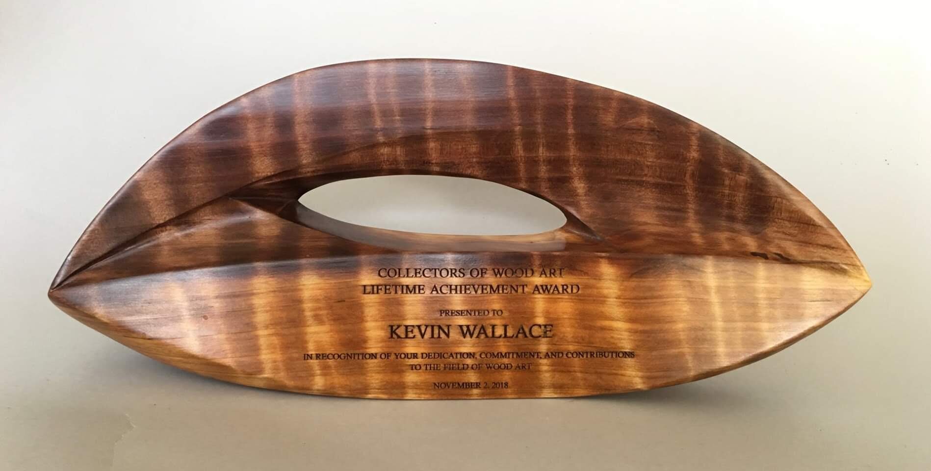 Collectors of Wood Art Lifetime Achievement Award - Kevin Wallace