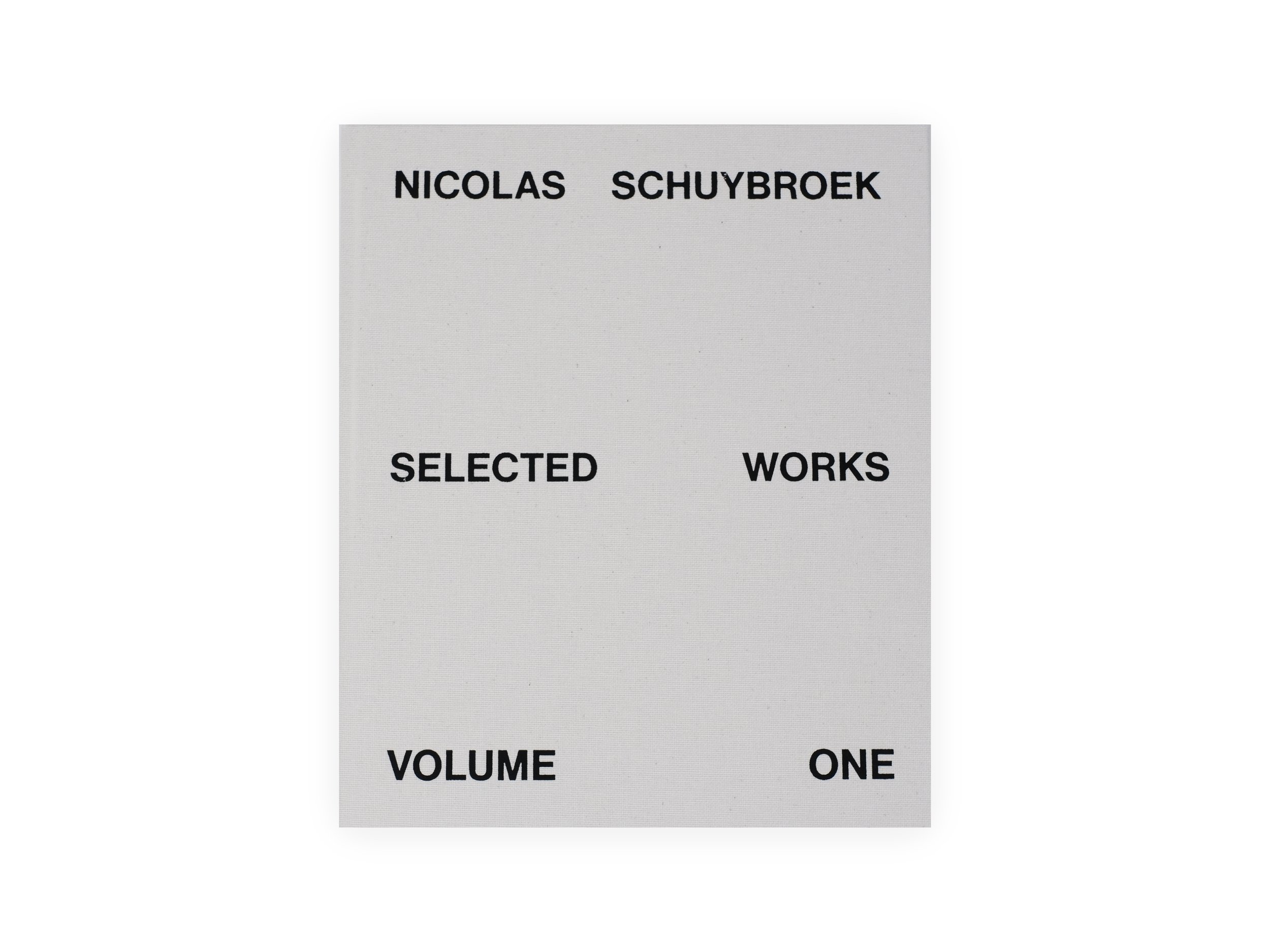 Nicolas Schuybroek  - Selected Works