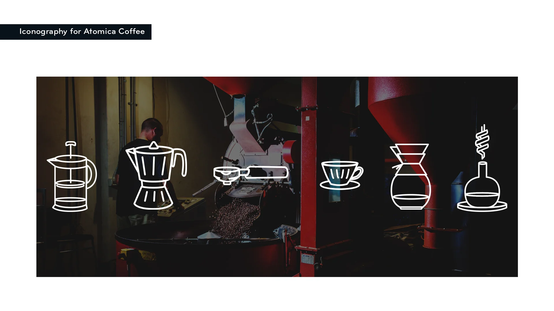 Iconography for Atomica Coffee