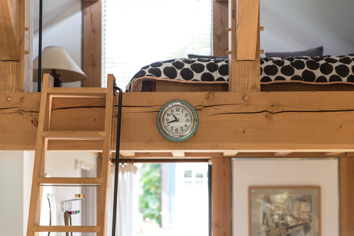 Unique Timber Framed Barn photographed for a eco-friendly retreat