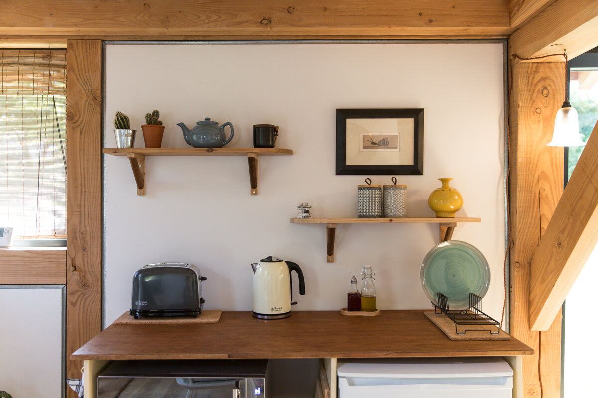 Unique Timber Framed Barn photographed for a eco-friendly retreat