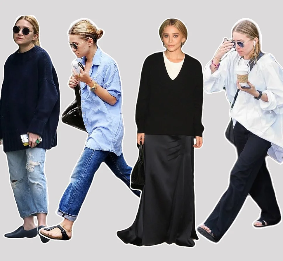 Part self-check-in, part style reset. Inspired by the Olsen twins. ⛓️&zwj;💥 Link in bio 

#SustainableFashion
#FashionData #SlowFashion #MindfulStyle #wearingmywardrobe #olsentwinsstyle #inspiredbytheolsentwins