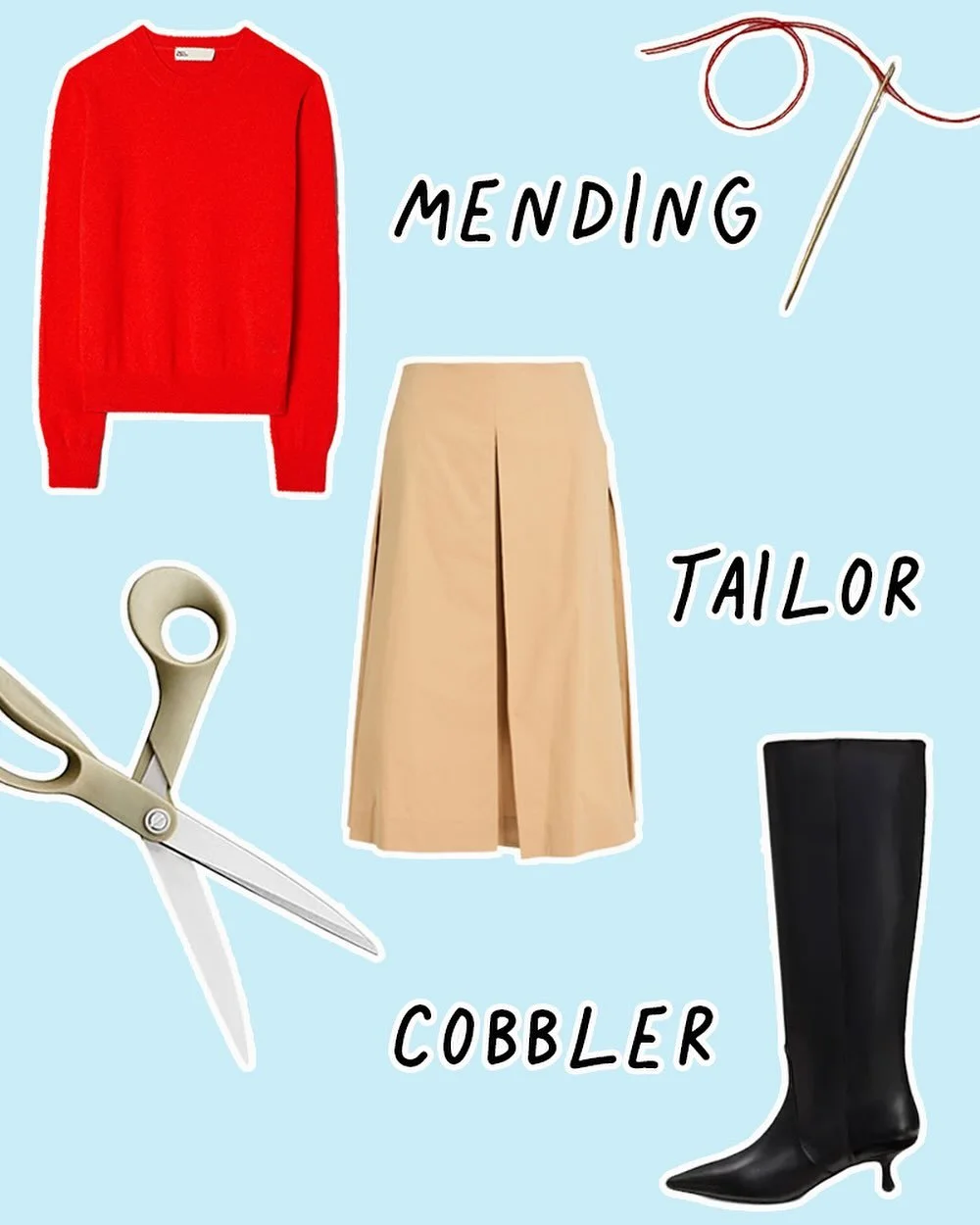If you&rsquo;ve ever put off fixing a loose button or hemming a skirt, this one&rsquo;s for you. This month&rsquo;s post is a how-to guide on repairing, repurposing, and recycling your wardrobe&mdash;with or without the help of a professional&mdash;a