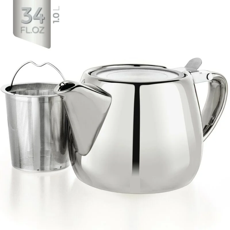 Pluto Teamaker 18.2oz Silver 