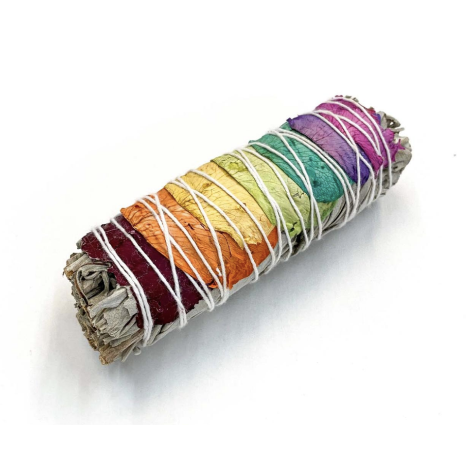 Chakra Rose Sage Smudge Stick