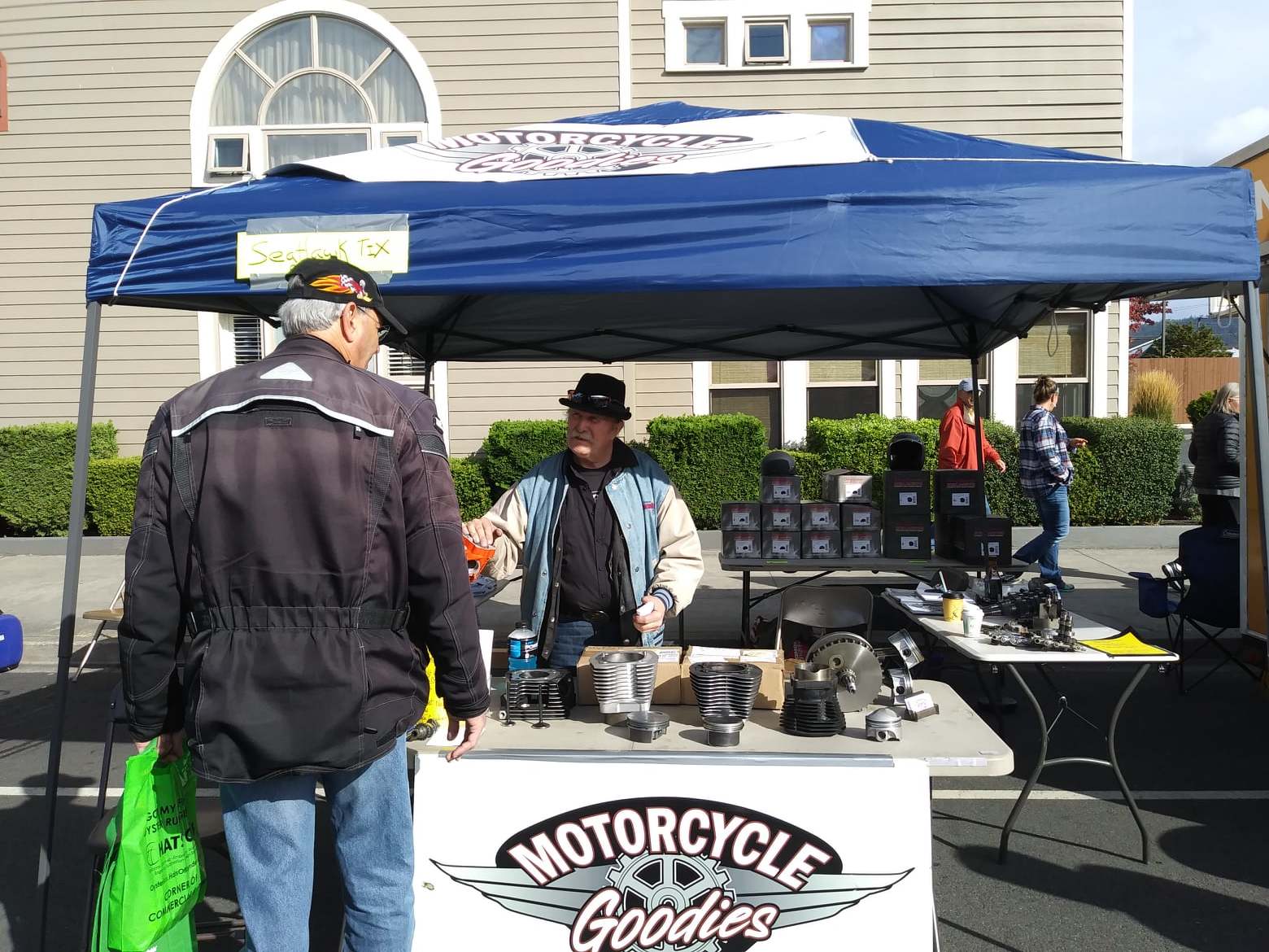 Our Vendor Booth at Oyster Run 2018