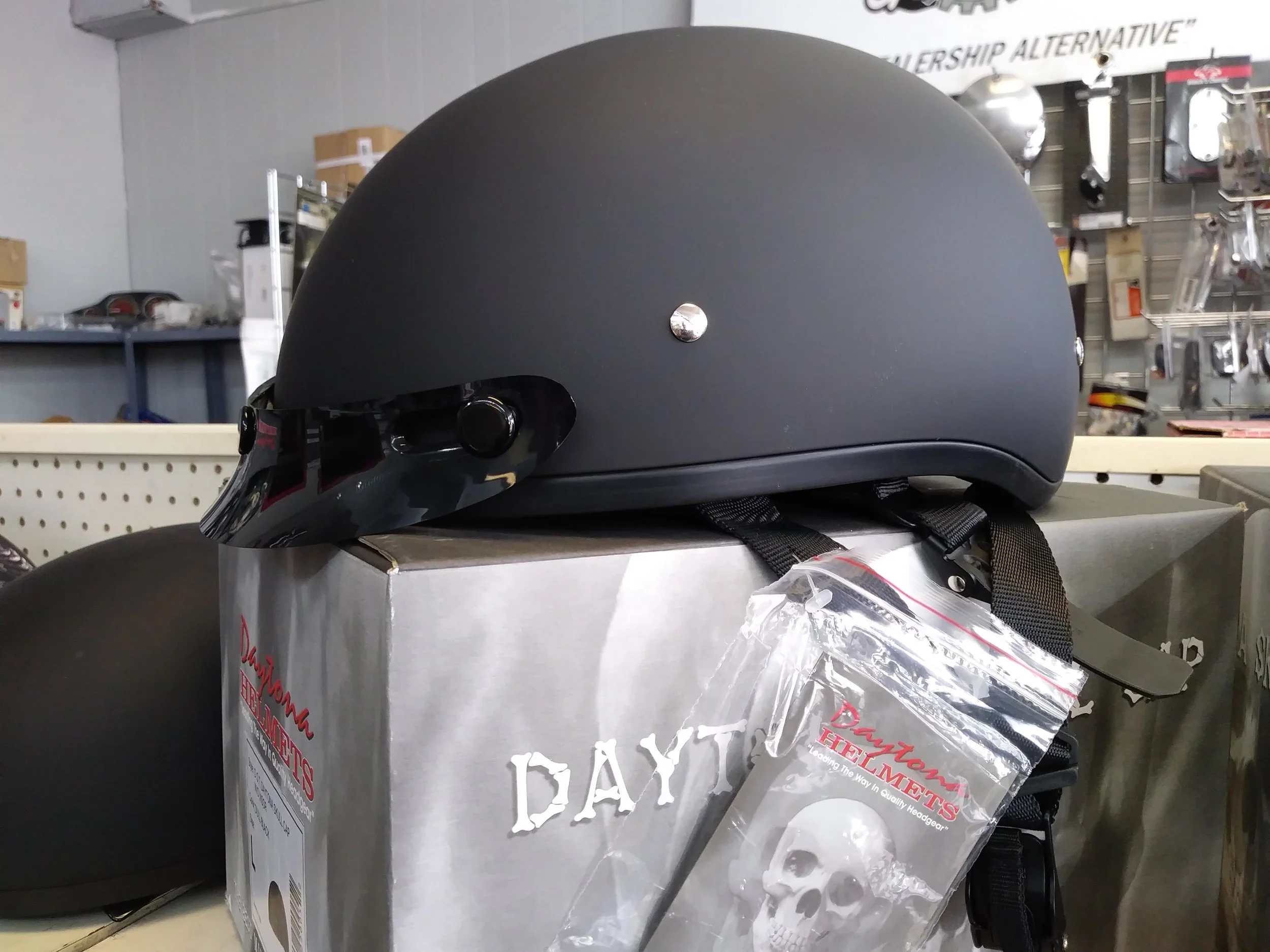 Daytona Skull Cap w/ visor