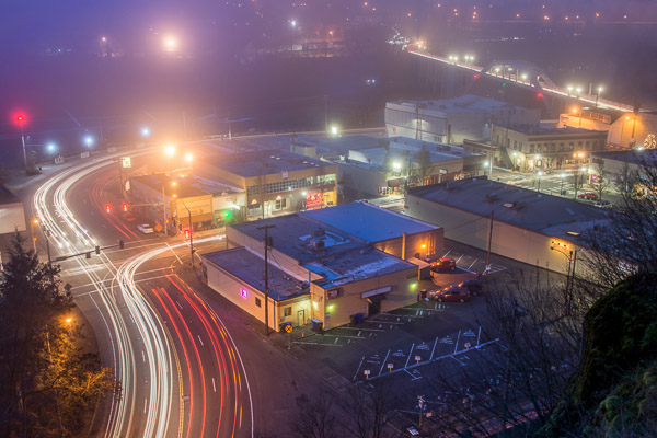 "A Foggy Downtown Commute" - Winter 2015