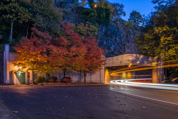 "Downtown Tunnel at Nightfall" - Fall 2013