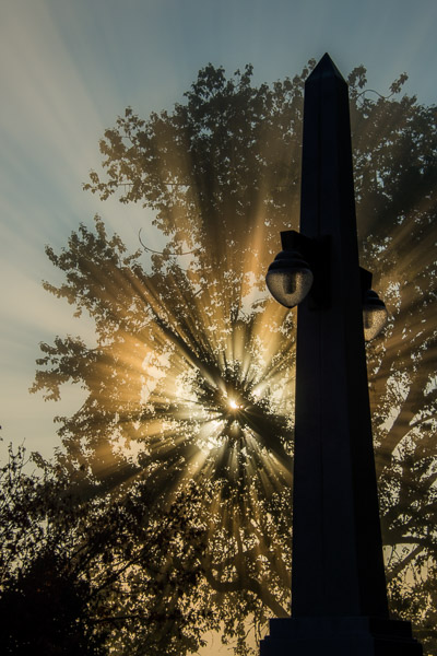 "Sunburst on the Bridge" - Fall 2013