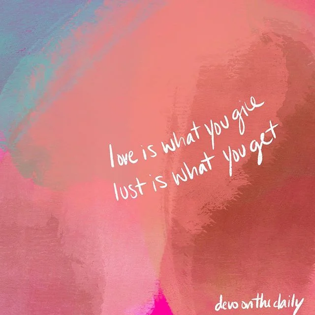 One of the most efficient ways in growing as a Christian is being intentional. For example, knowing the difference between love and lust. It would seem as there is no grey area in this and it&rsquo;s an obvious difference, but lust goes beyond sex an